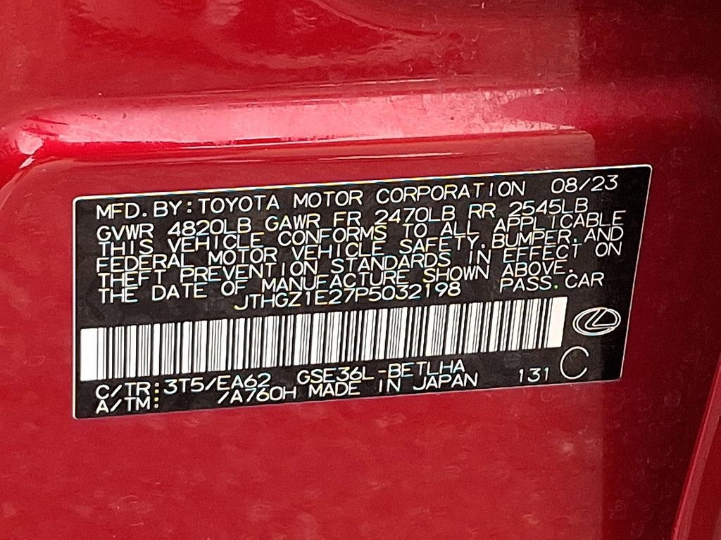Used 2023 Lexus IS 350 F Sport w/ Memory Package image 27