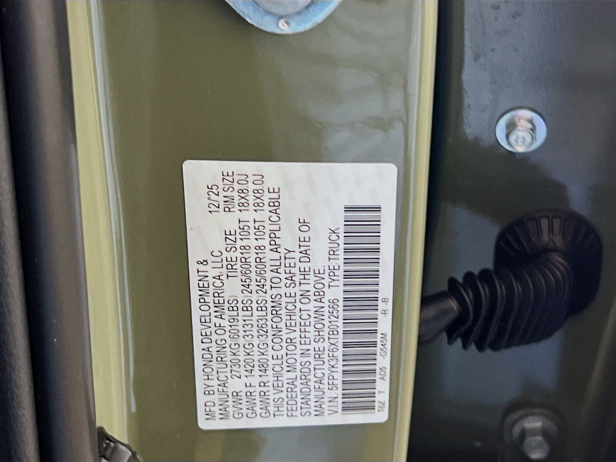 New 2026 Honda Ridgeline TrailSport image 24