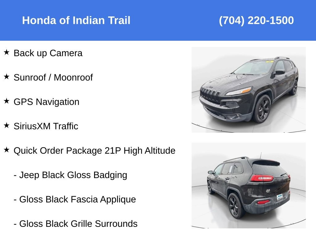 Used 2016 Jeep Cherokee High Altitude image 6