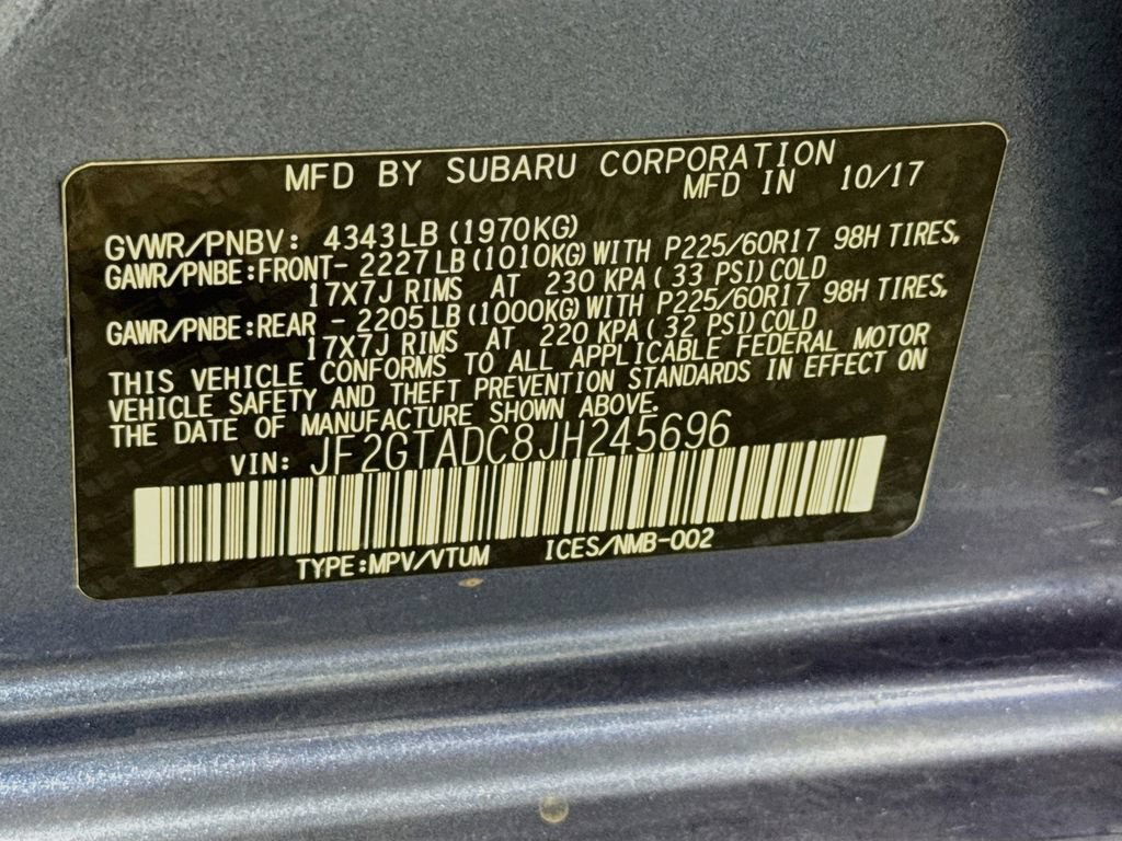 Used 2018 Subaru Crosstrek 2.0i Premium w/ Eyesight System AWD/4WD image 30