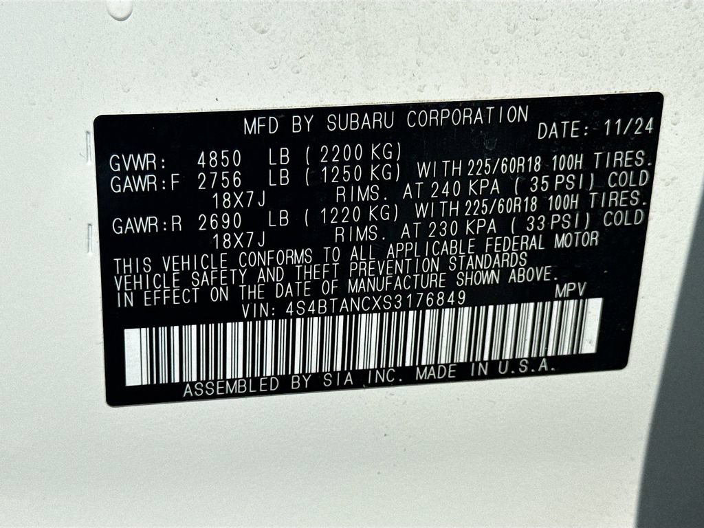 Certified 2025 Subaru Outback Limited AWD/4WD image 42