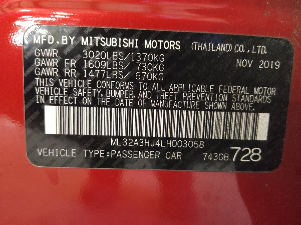 Used 2020 Mitsubishi Mirage ES FWD image 33