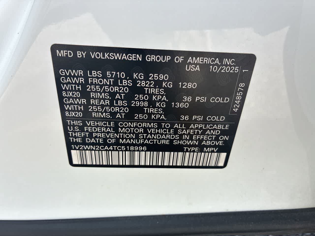 Used 2026 Volkswagen Atlas SE FWD image 32