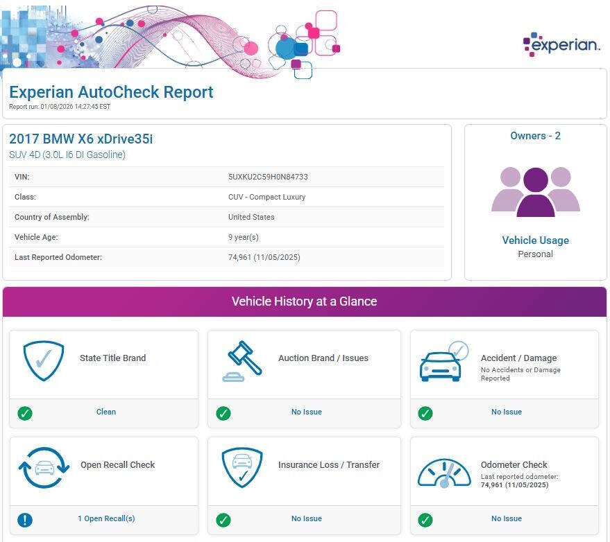 Used 2017 BMW X6 xDrive35i image 13
