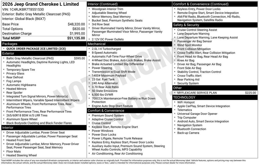 Used 2026 Jeep Grand Cherokee L Limited AWD/4WD image 34