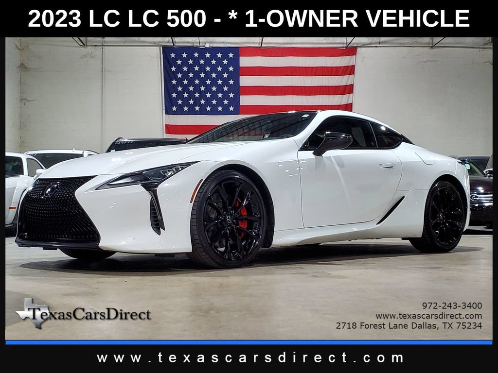Used 2023 Lexus LC 500 Coupe w/ Sport Package
