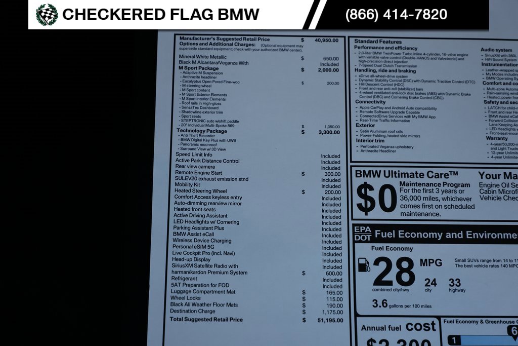 Certified 2025 BMW X1 xDrive28i w/ Technology Package image 39