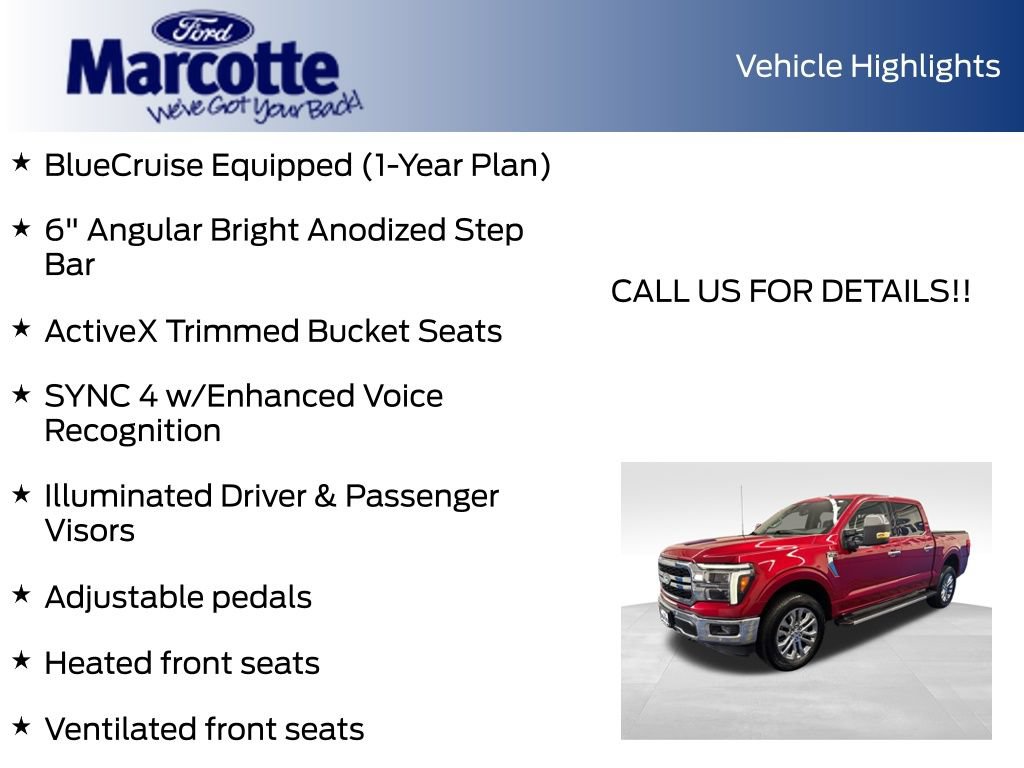 Used 2025 Ford F150 Lariat w/ Equipment Group 501A Mid AWD/4WD image 17