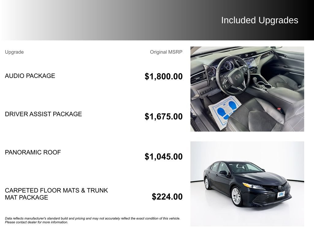 Used 2018 Toyota Camry XLE w/ Audio Package FWD image 5