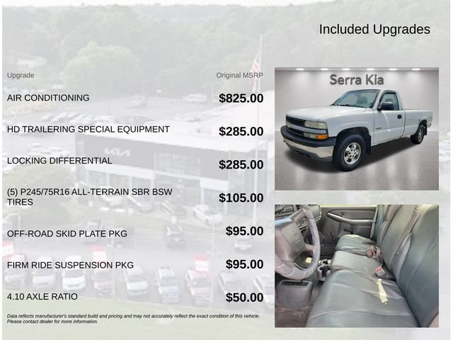 Used 2001 Chevrolet Silverado 1500 4x4 Regular Cab w/ Firm Ride Suspension Pkg image 6