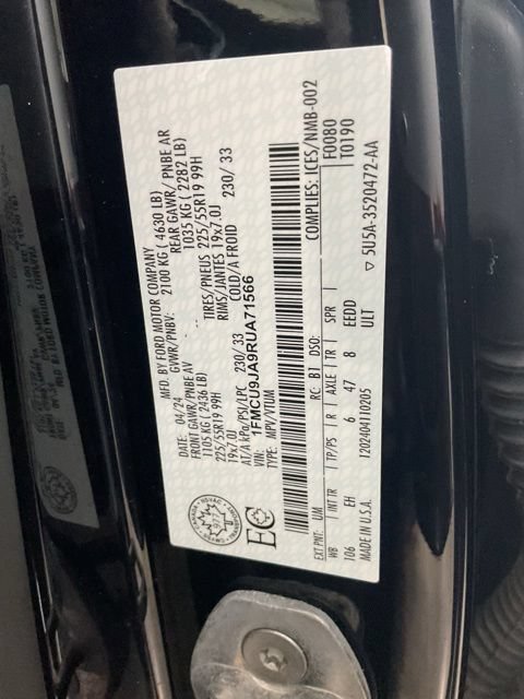 Used 2024 Ford Escape Platinum AWD/4WD image 26