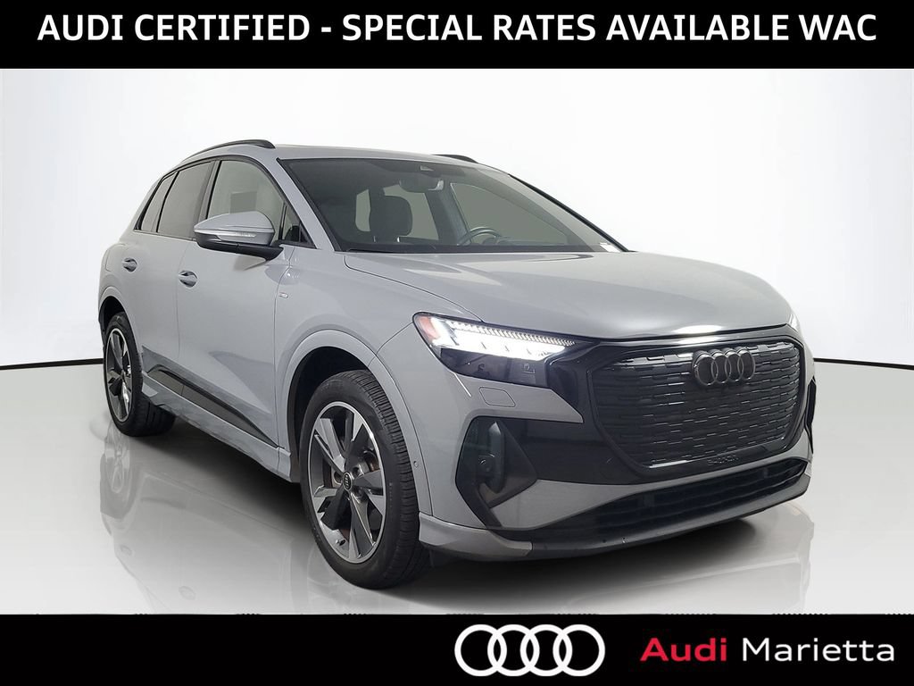 Certified 2023 Audi Q4 e-tron Prestige w/ Black Optic Package
