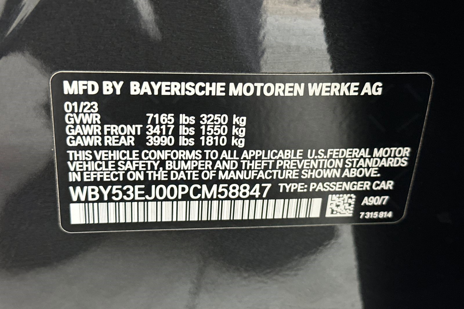 Certified 2023 BMW i7 xDrive60 AWD/4WD image 36