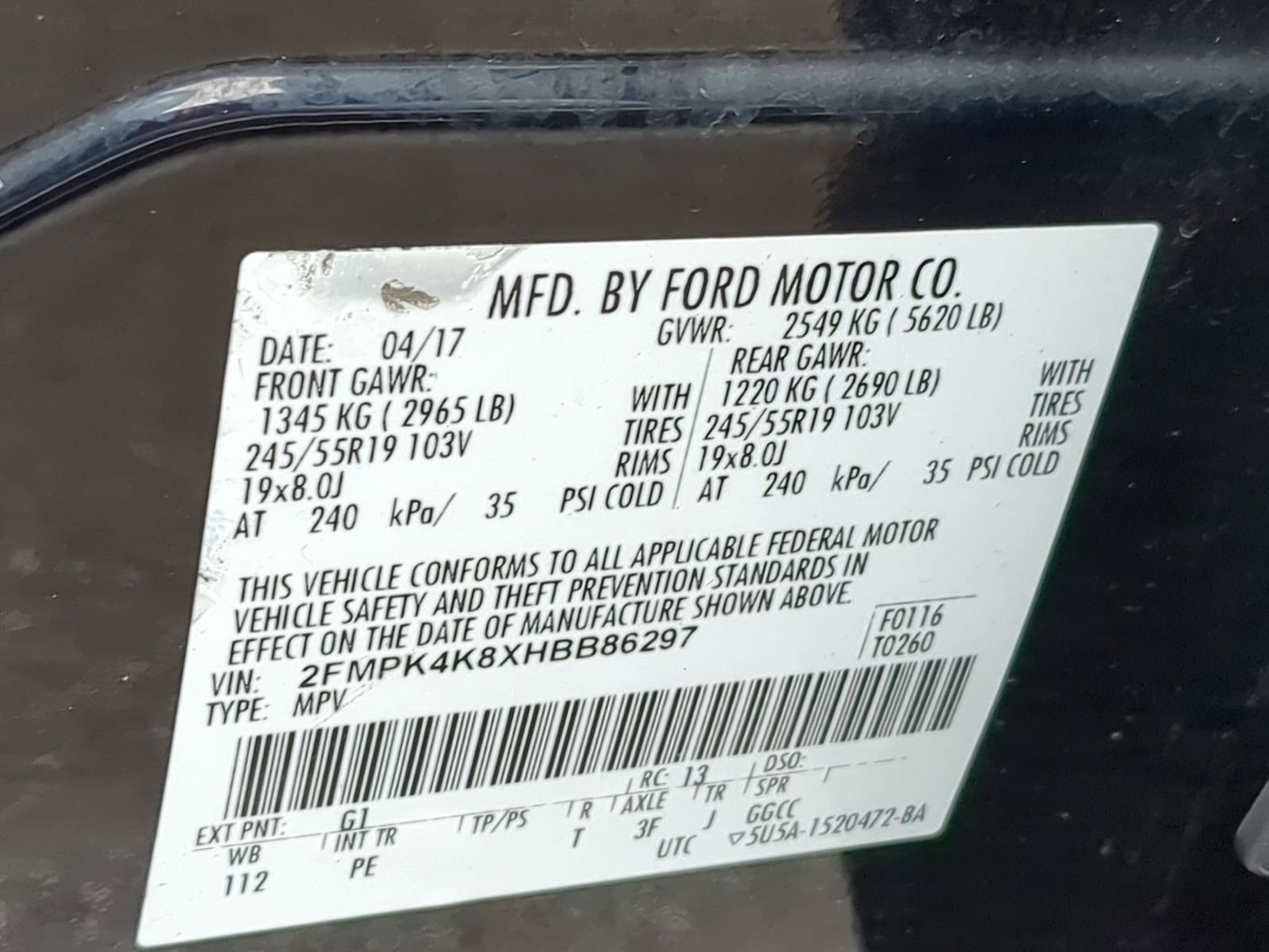 Used 2017 Ford Edge Titanium w/ Equipment Group 301A image 41