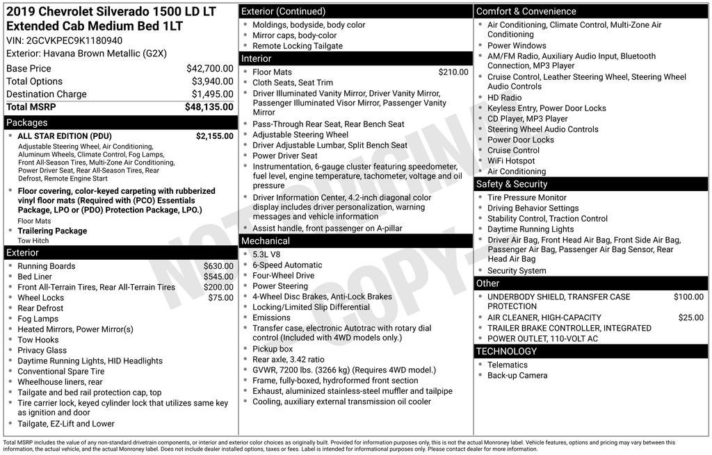 Used 2019 Chevrolet Silverado 1500 LT w/ All Star Edition image 11