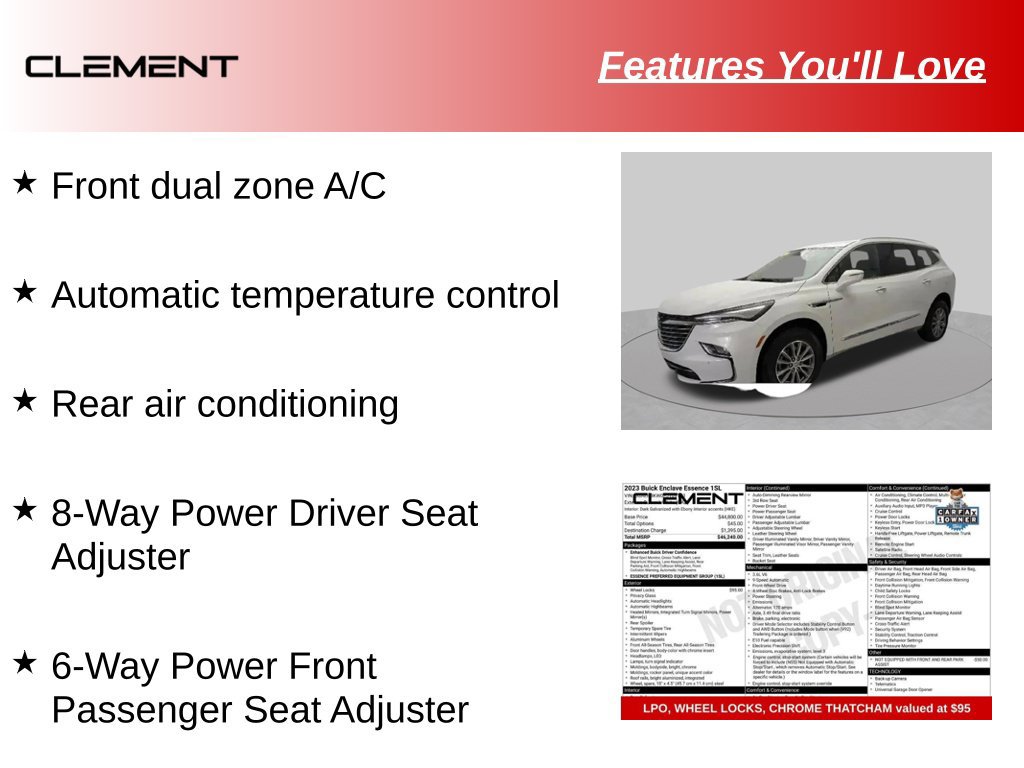 Used 2023 Buick Enclave Essence FWD image 19