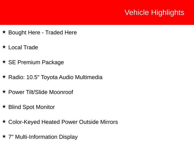 Used 2025 Toyota Corolla SE w/ SE Premium Package FWD image 4