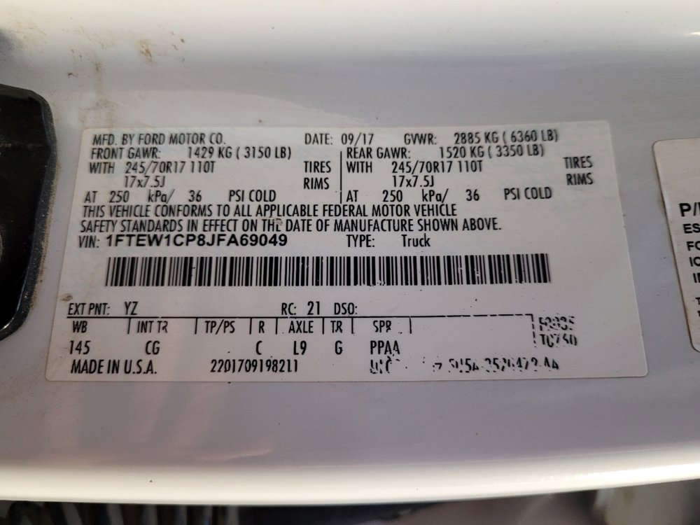 Used 2018 Ford F150 XL w/ Equipment Group 101A Mid image 33