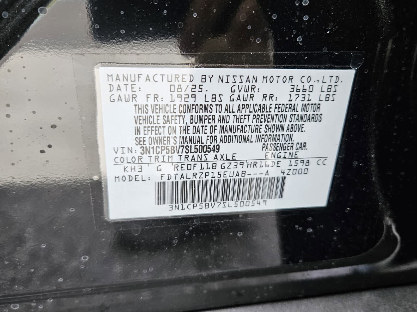 New 2025 Nissan Kicks Play S image 7
