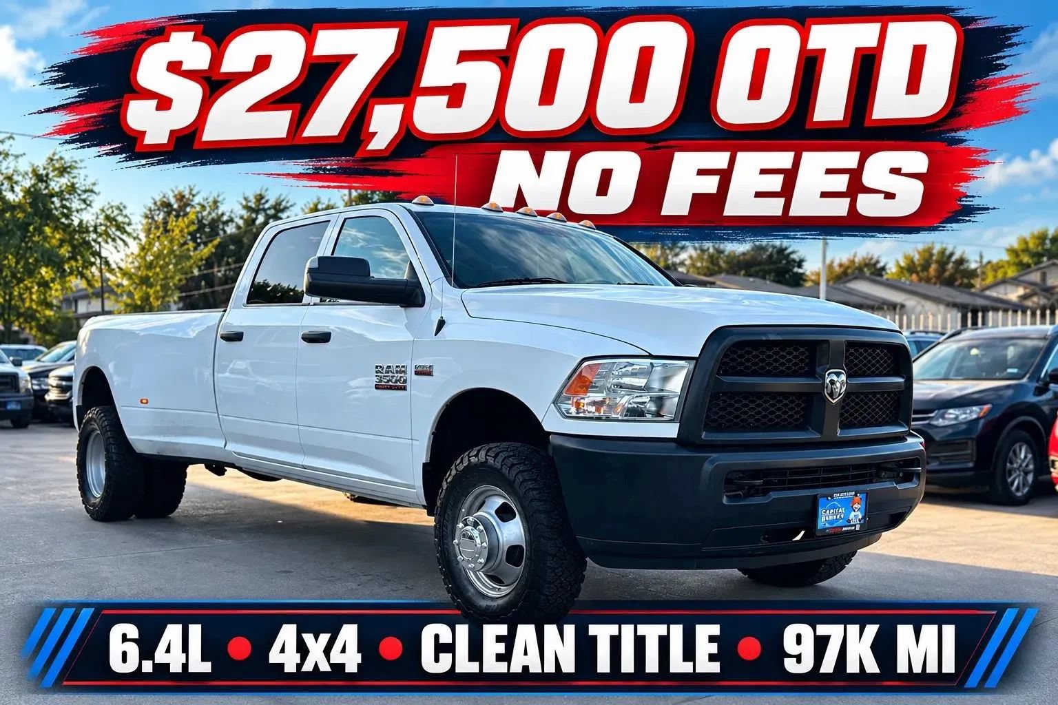 Used 2018 RAM 3500 Tradesman w/ Popular Equipment Group