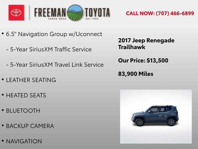 Used 2017 Jeep Renegade Trailhawk w/ Premium Trailhawk Package image 11