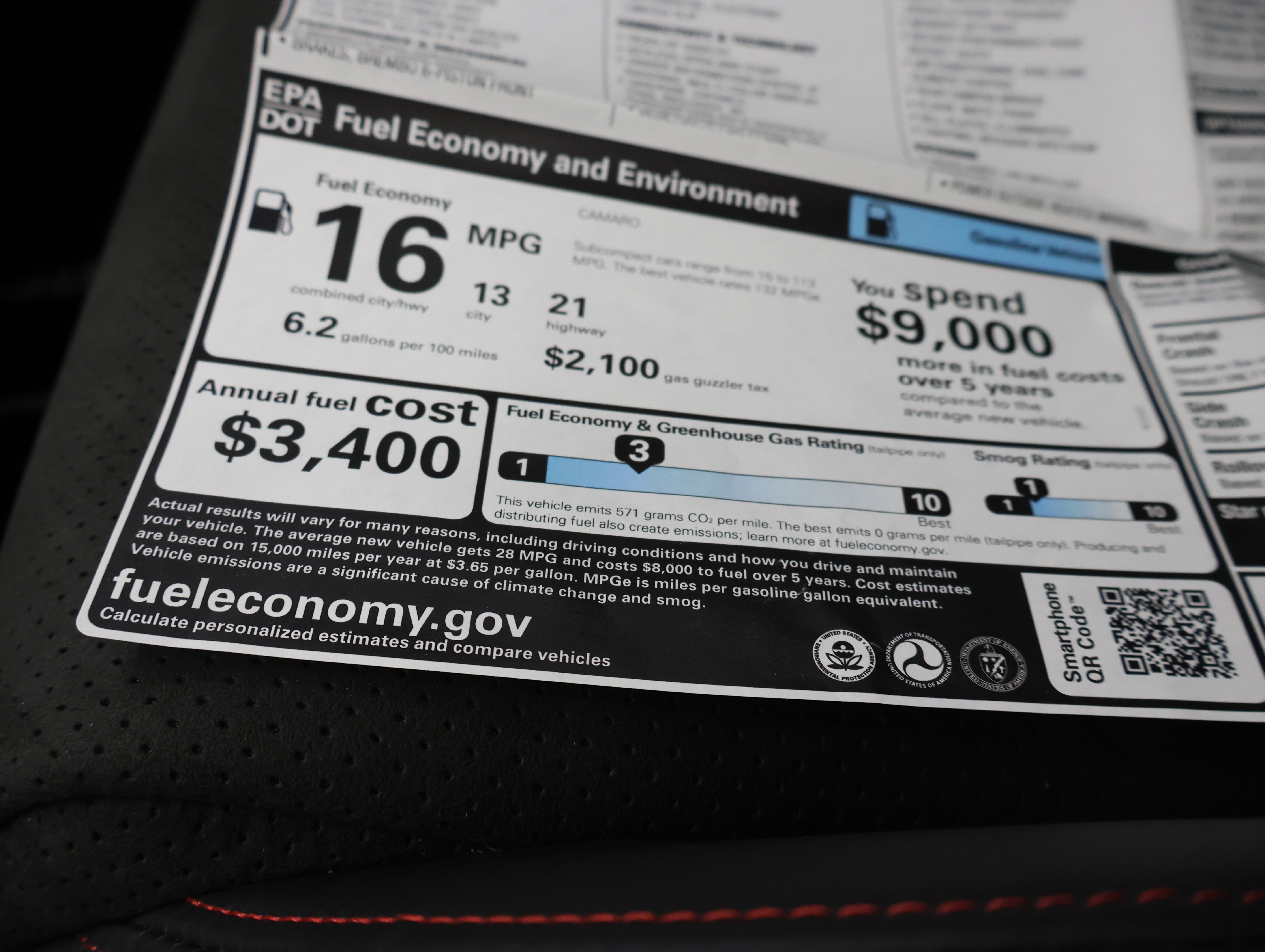 Used 2023 Chevrolet Camaro ZL1 RWD image 58