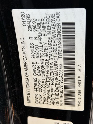Used 2020 Honda Accord Touring image 14