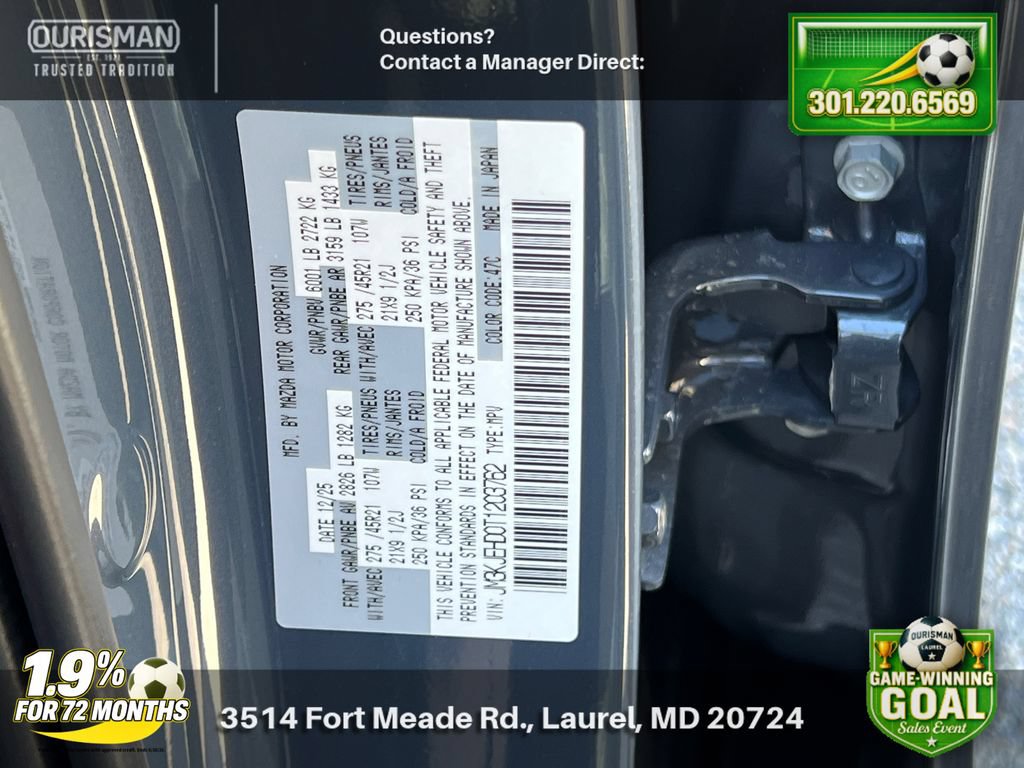 New 2026 MAZDA CX-70 3.3 Turbo w/ Premium Plus Pkg AWD/4WD image 34