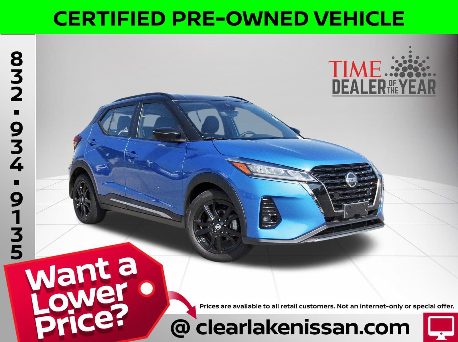 Certified 2021 Nissan Kicks SR w/ Interior Electronics Package