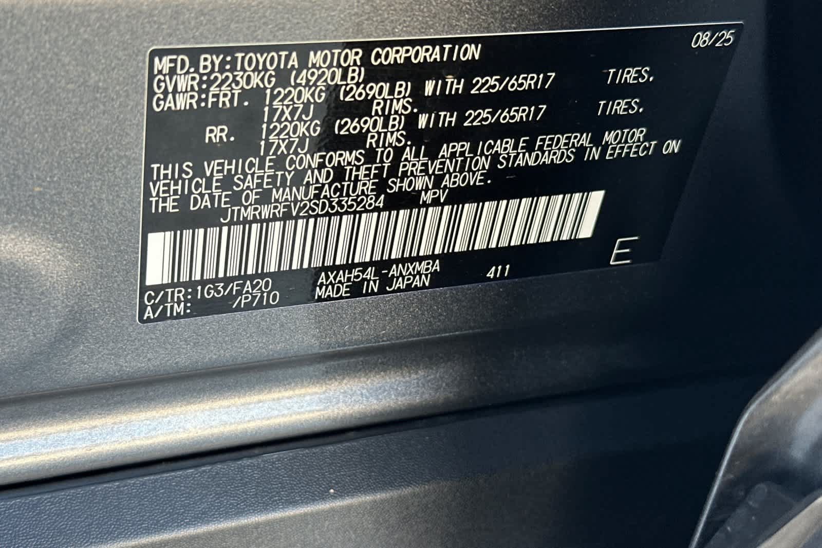Used 2025 Toyota RAV4 XLE w/ Convenience Package AWD/4WD image 27
