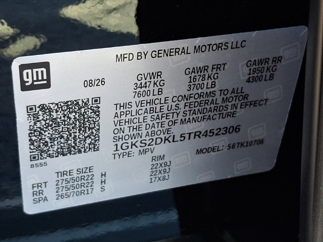 New 2026 GMC Yukon Denali w/ Sun & Power Step Package AWD/4WD image 20