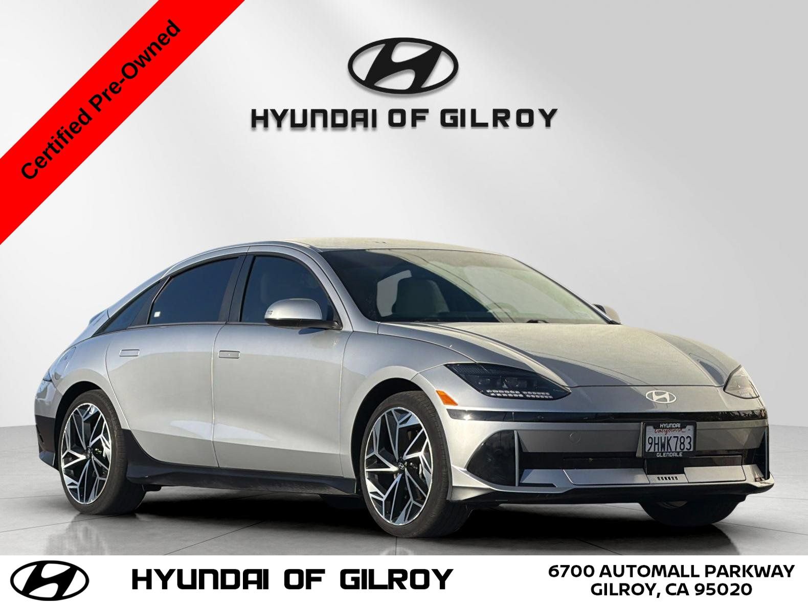 Certified 2023 Hyundai Ioniq 6 SEL w/ Cargo Package RWD image 9