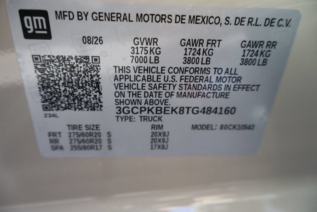 New 2026 Chevrolet Silverado 1500 Custom AWD/4WD image 27