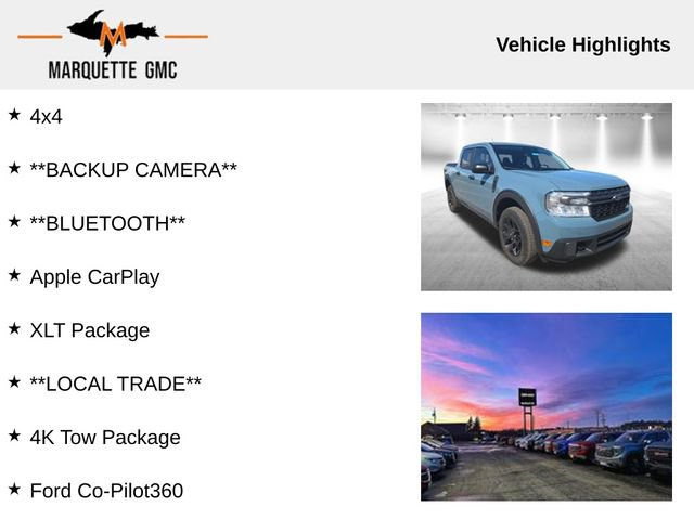 Used 2022 Ford Maverick XLT w/ Equipment Group 300A Standard image 3