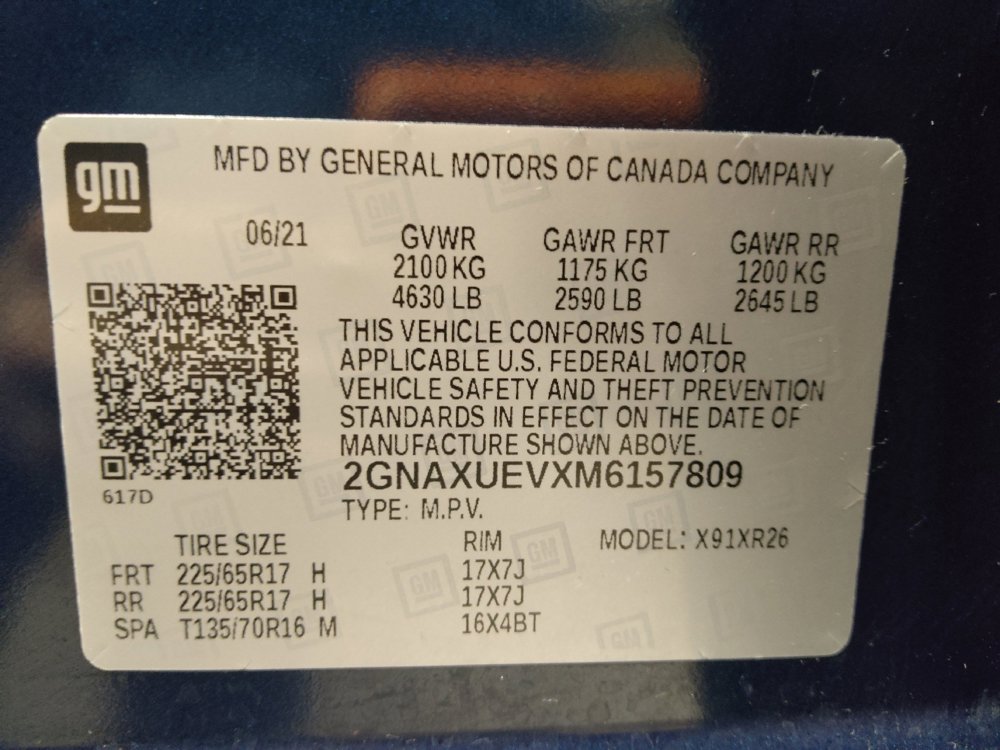 Used 2021 Chevrolet Equinox LT AWD/4WD image 33