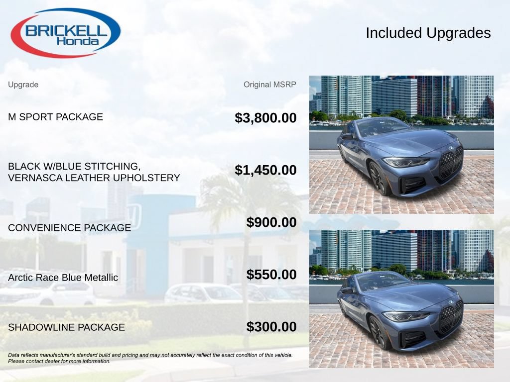Used 2021 BMW 430i Coupe w/ M Sport Package RWD image 5