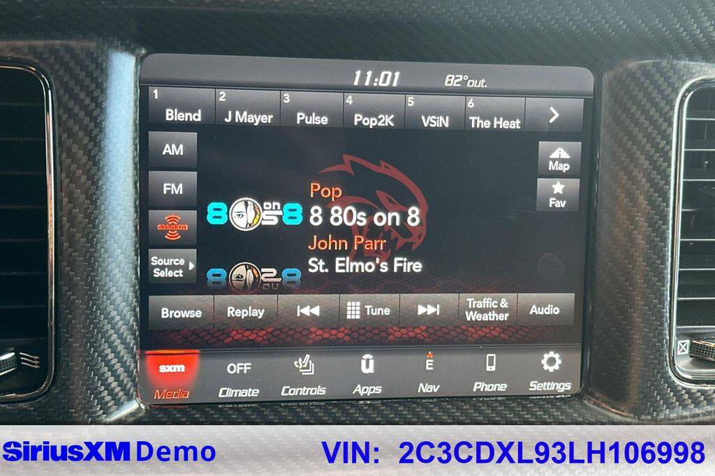 Used 2020 Dodge Charger SRT Hellcat w/ Navigation & Travel Group RWD image 27