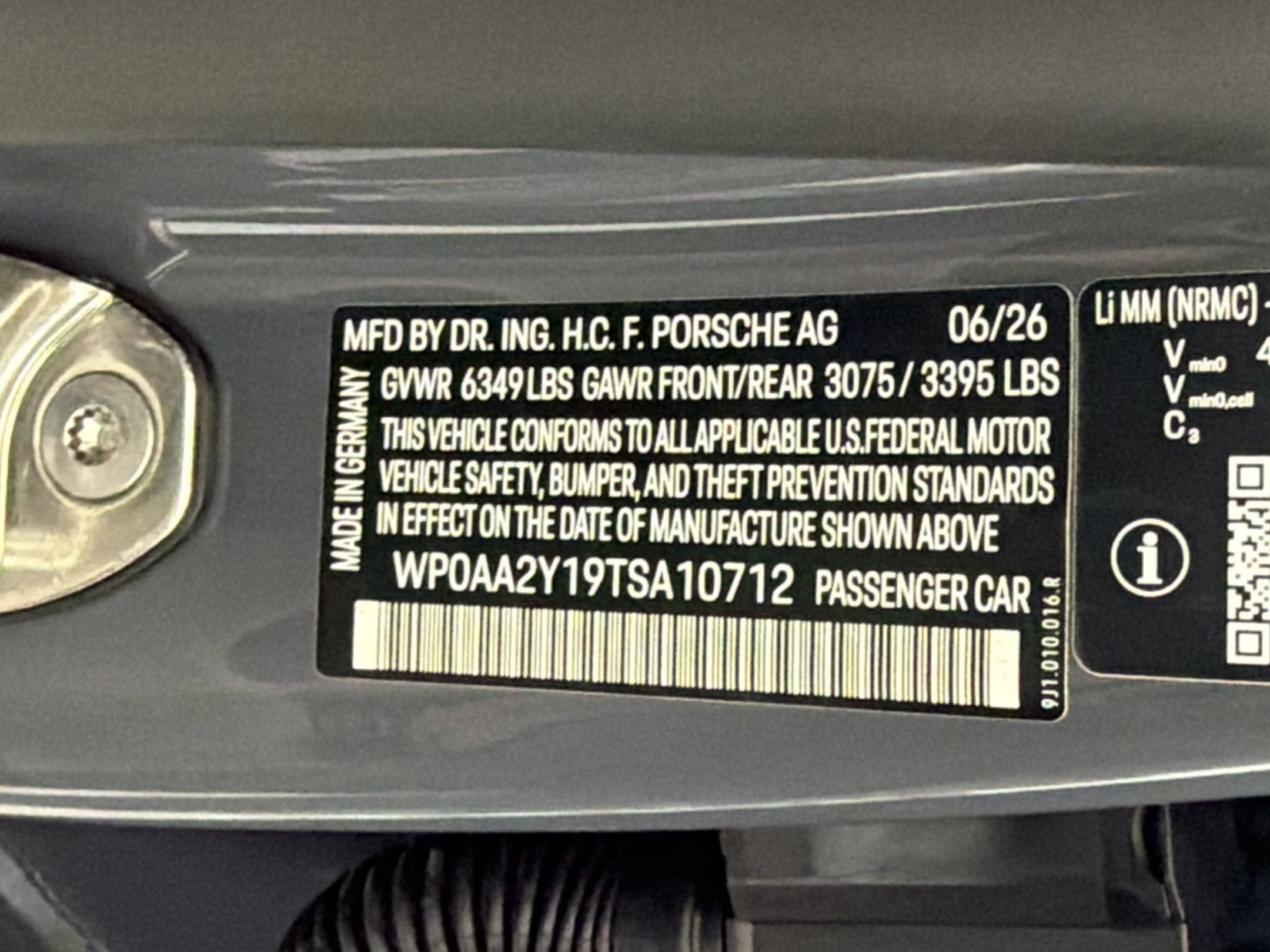 New 2026 Porsche Taycan AWD/4WD image 24