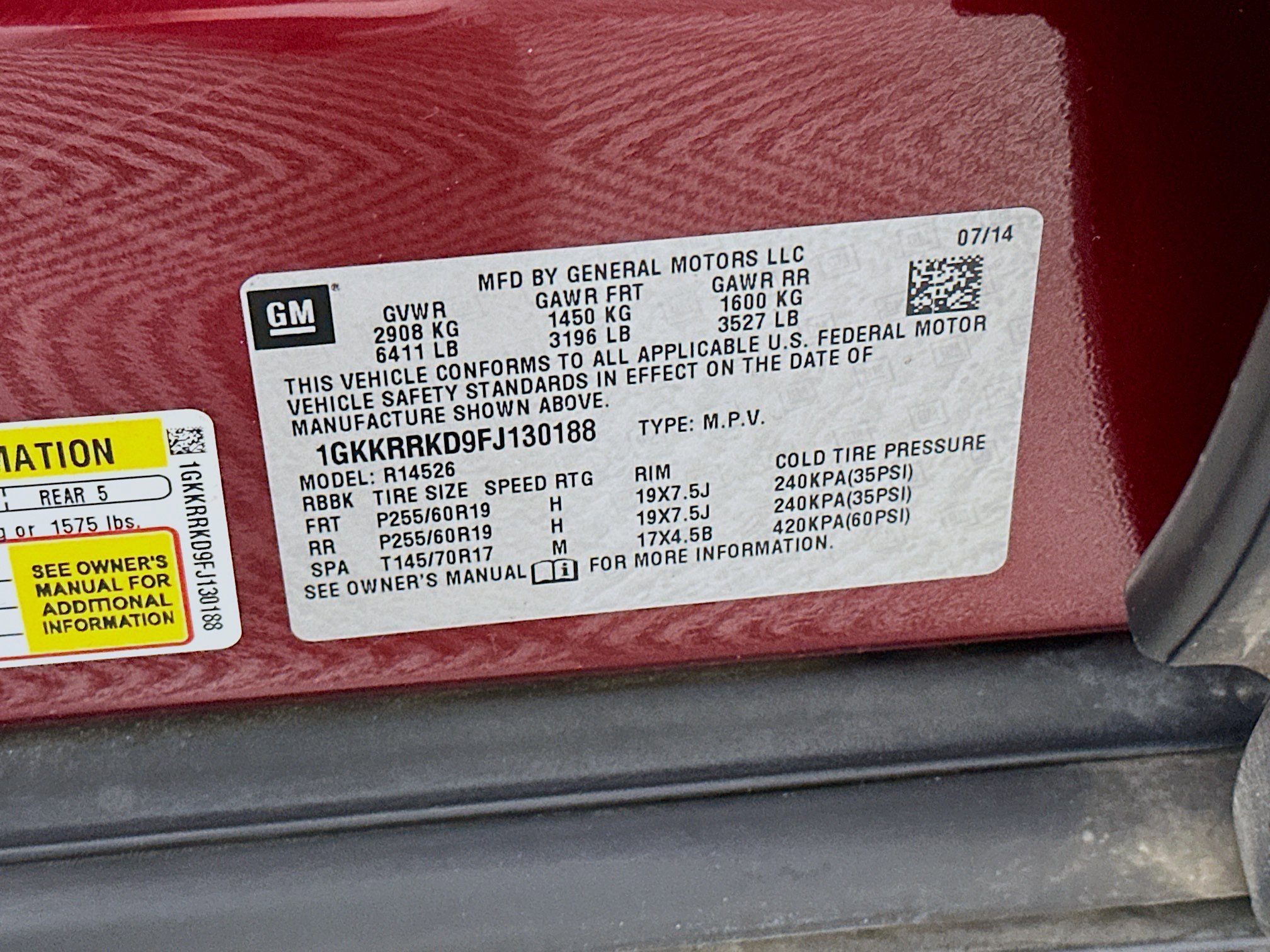 Used 2015 GMC Acadia SLT w/ Open Road Package image 12