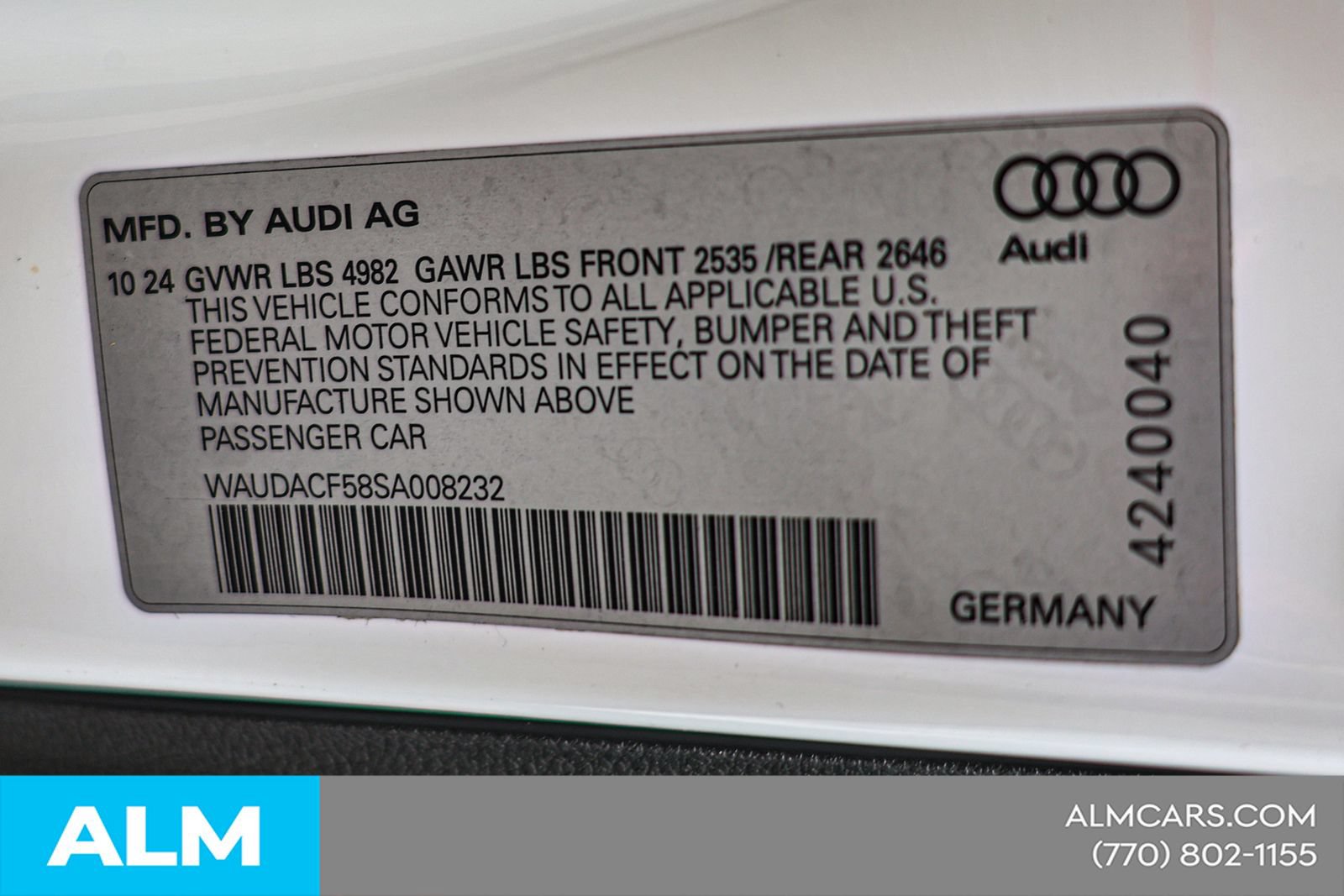 Used 2025 Audi A5 2.0T Premium Plus AWD/4WD image 46