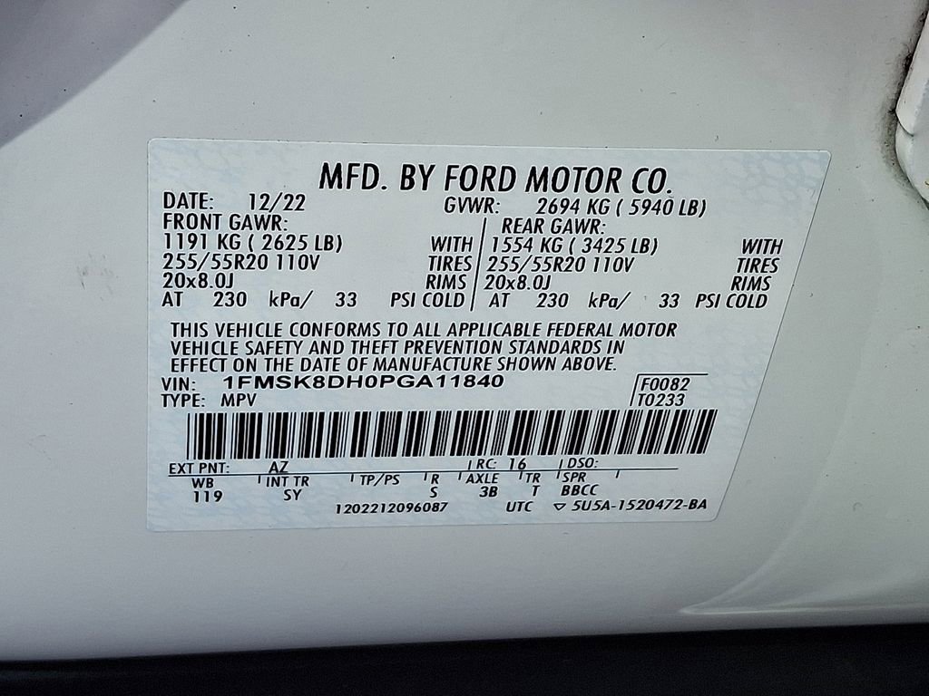 Certified 2023 Ford Explorer XLT w/ Equipment Group 202A image 28