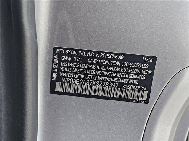 Used 2019 Porsche 718 Cayman S RWD image 19