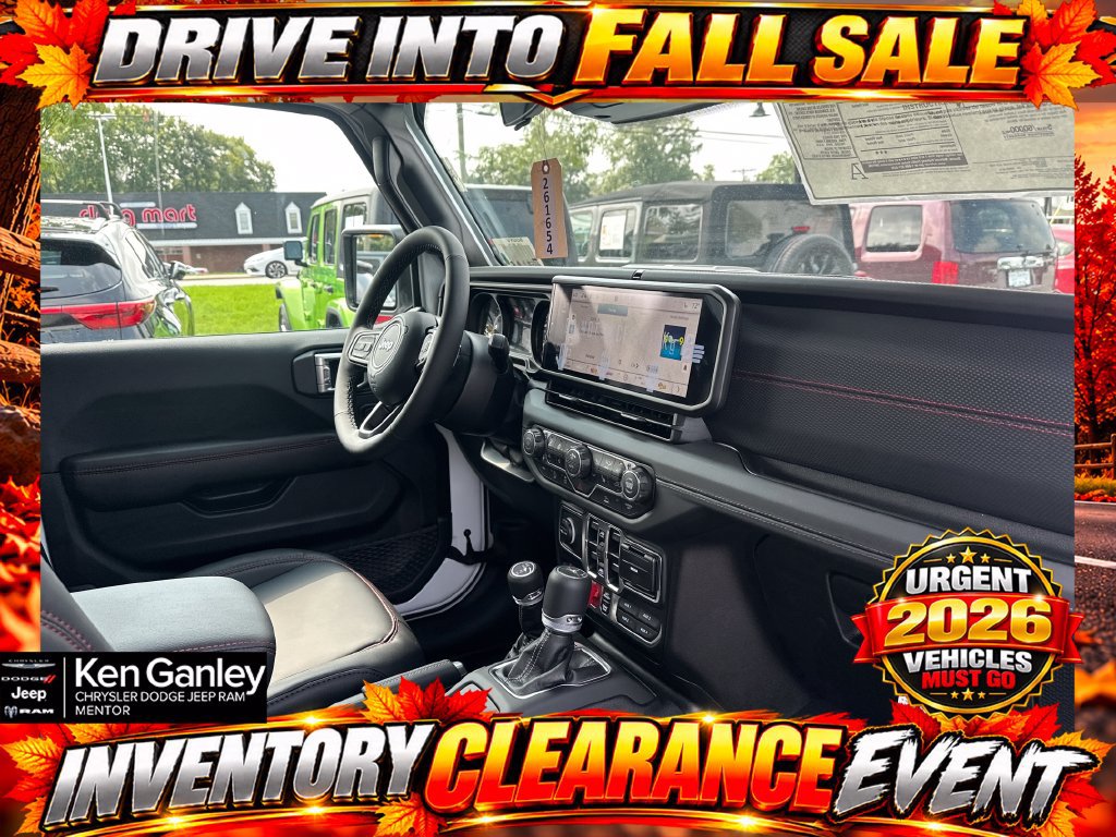 New 2026 Jeep Gladiator Rubicon w/ Steel Power Dome Hood Package AWD/4WD image 24