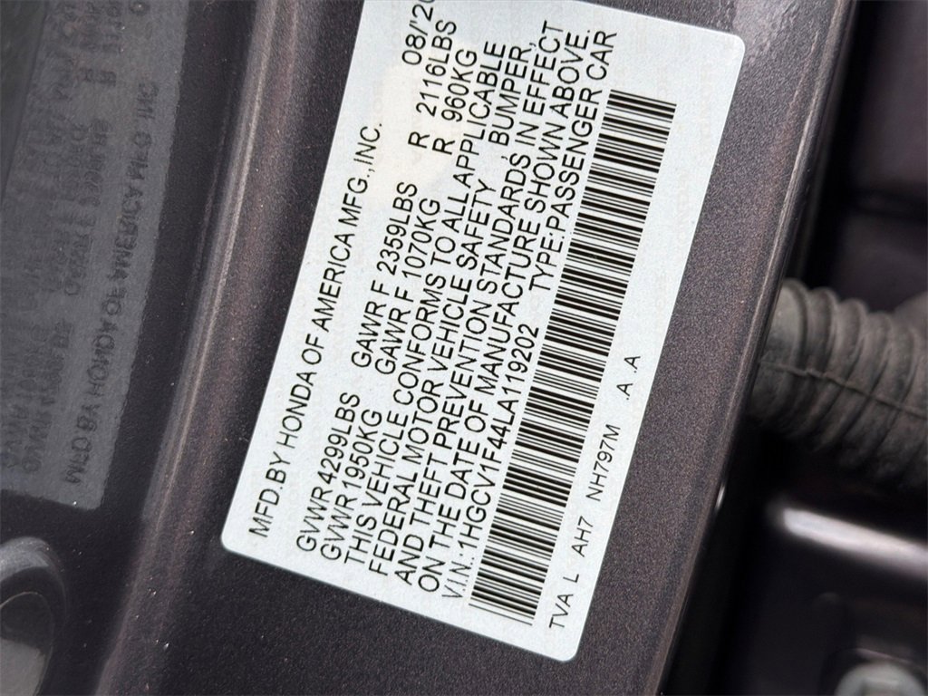 Used 2020 Honda Accord EX image 34