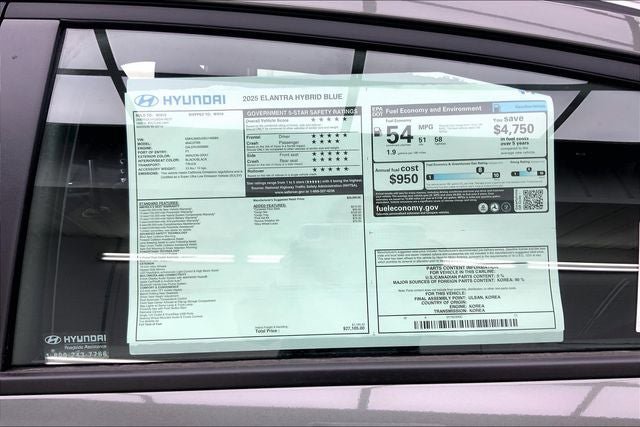 Used 2025 Hyundai Elantra Blue image 19