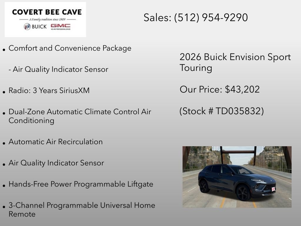 New 2026 Buick Envision Sport Touring AWD/4WD image 12