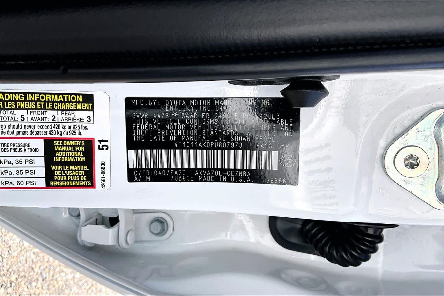 Used 2023 Toyota Camry LE FWD image 36