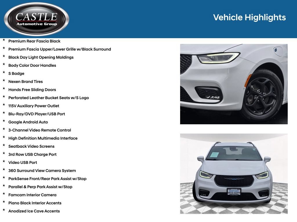 Used 2021 Chrysler Pacifica Touring-L w/ Uconnect Theater Family Group FWD image 16