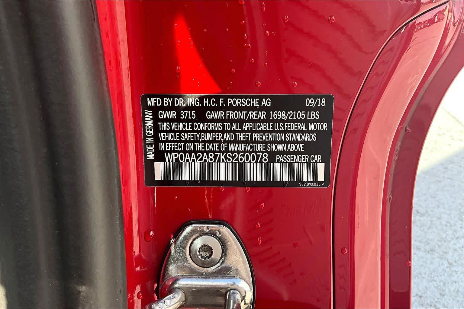 Used 2019 Porsche 718 Cayman RWD image 28