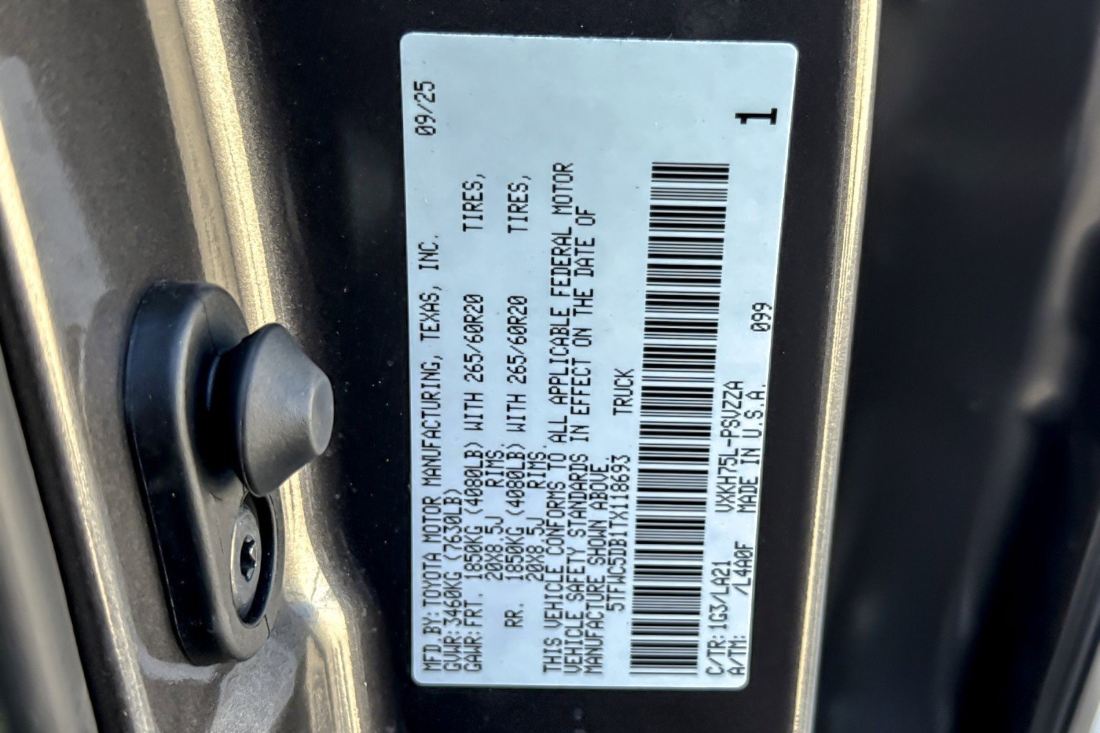 New 2026 Toyota Tundra Platinum image 26